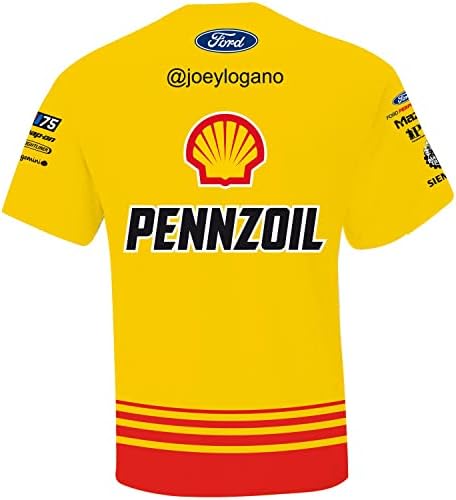 דגל משובץ ספורט ג'ואי לוגאנו 2023 Shell Pennzoil