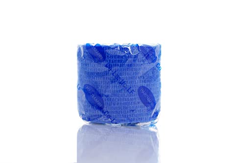 תחבושת מגובשת של הרטמן Co-Lastic Non-Slip, צבע כחול לא סטרילי, 45520000, 2 x 5 yd