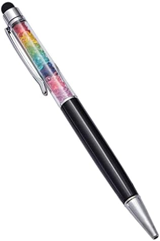 Yfqhdd 10 pcs/הגדרת מסך מגע עט נצנצים נצנצים כתיבה צבעונית עטים של כדורי מתכת