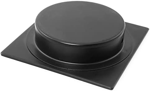 SQXBK 2 PCS שחור סומק משוך ארון הזזה דלת אצבע משיכה, ידיות ארון מטבח שקועות, ידית משיכה סומק מרובעת למגירות ארונות הזזה,