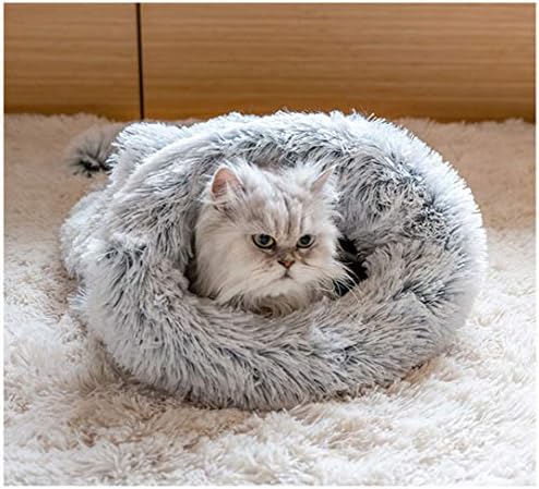 חתול שק שינה עצמי התחממות חתול מיטת קיטי שק חורף מפנק שינה משופרת קטן כלב מיטת מיני תחש צ ' יוואווה חיבוק מערת מלבב מיטת